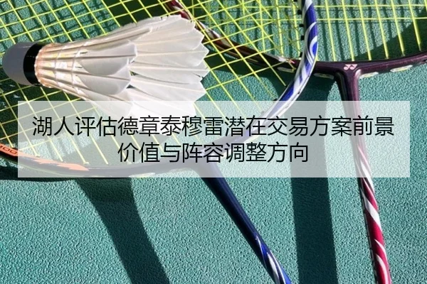 湖人评估德章泰穆雷潜在交易方案前景价值与阵容调整方向
